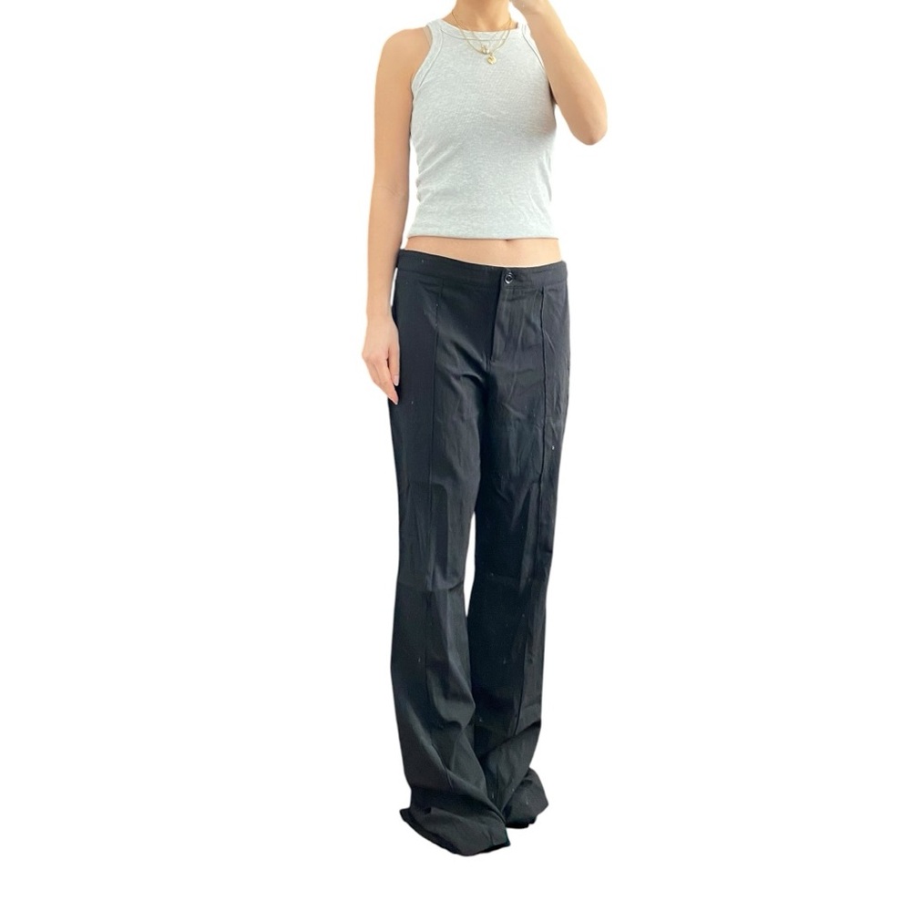 Burberry Black Straight Leg Dress Pant Size US 10